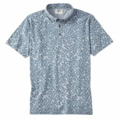 Linksoul Printed Anza Polo -Golf Shirts Shop linksoul printed anza polo stargazer heather 01 39708.1632240084