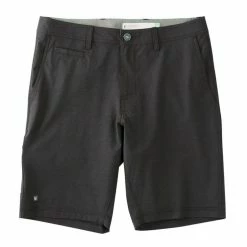 Linksoul Solid Boardwalker Shorts - Previous Season Style -Golf Shirts Shop linksoul solid boardwalker short previous season style true black 01 19453.1632510665