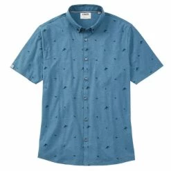 Linksoul Songbird Print Anza Shirt -Golf Shirts Shop linksoul songbird print anza shirt river 01 70308.1676598763