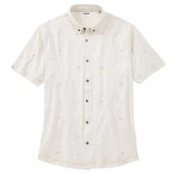 Linksoul Songbird Print Anza Shirt -Golf Shirts Shop linksoul songbird print anza shirt sand heather 01 47331.1676593967