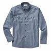 Linksoul The Redford Shirt -Golf Shirts Shop linksoul the redford shirt chambray blue 01 34683.1636743970