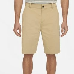 Nike Dri-Fit UV Chino Shorts - 10.5 Inch -Golf Shirts Shop nike dri fit uv chino short 10 5 inch parachute beige 01 06625.1632511381