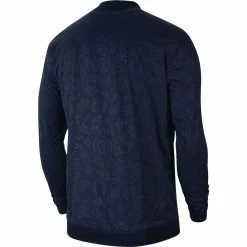 Nike Shield Crewneck -Golf Shirts Shop nike shield crewneck obsidian 02 59682.1632935450