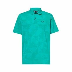 Oakley Contender Pro Icon Polo -Golf Shirts Shop oakley contender pro icon polo green 01 71081.1657823878