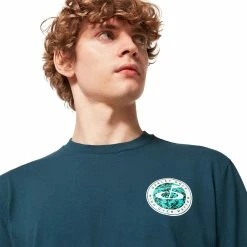 Oakley Golf Mind Tee -Golf Shirts Shop oakley golf mind tee oil blue 02 86915.1677517980