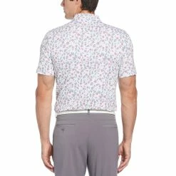 Original Penguin Whimsical Tropical Print Polo -Golf Shirts Shop original penguin whimsical tropical print polo bright white 02 91742.1652883632