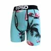 PSD Modal Flamingo Boxer Brief -Golf Shirts Shop psd modal flamingo boxer brief turquoise 01 61169.1633031028