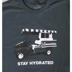 SWANNIES Bev Cart Tee -Golf Shirts Shop swannies bev cart tee charcoal 01 05303.1676596942