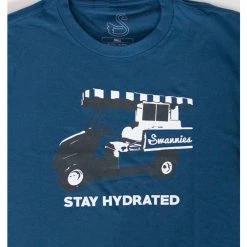 SWANNIES Bev Cart Tee -Golf Shirts Shop swannies bev cart tee slate heather 01 62411.1676597720