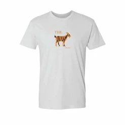 SWANNIES Tiger Goat Tee -Golf Shirts Shop swannies tiger goat tee white 01 63995.1676577313