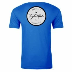 TaylorMade Circle Script Tee 13 TaylorMade Circle Script Tee -Golf Shirts Shop taylormade circle script tee cool blue 02 51875.1678212511