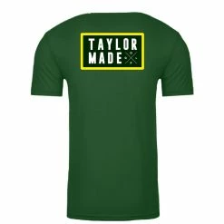 TaylorMade Cross Tee -Golf Shirts Shop taylormade cross tee heather forest green 02 86585.1678212219