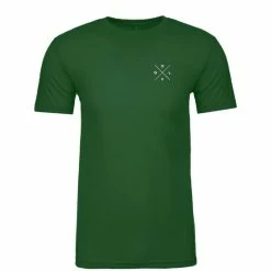 TaylorMade Cross Tee -Golf Shirts Shop taylormade cross tee heather forrest green 01 00063.1678212219