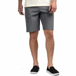 Travis Mathew Beck Shorts -Golf Shirts Shop travis mathew beck short charcoal 01 18978.1632513504