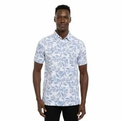 Travis Mathew Desert Wind Polo -Golf Shirts Shop travis mathew desert wind polo white 01 39576.1673905663