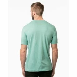 Travis Mathew Falalalala Tee -Golf Shirts Shop travis mathew falalalala tee heather green 03 76694.1636745046