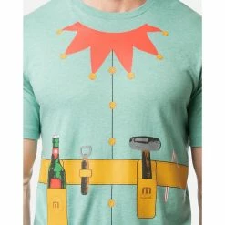 Travis Mathew Falalalala Tee -Golf Shirts Shop travis mathew falalalala tee heather green 04 45685.1636745046