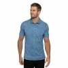 Travis Mathew Forever Young Polo -Golf Shirts Shop travis mathew forever young polo heather mid blue 01 05777.1678474980