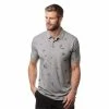 Travis Mathew Ice Breaker Polo -Golf Shirts Shop travis mathew ice breaker polo heather medium grey 01 19912.1671484350