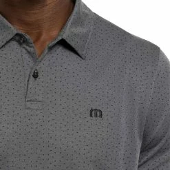Travis Mathew Light Valley Polo -Golf Shirts Shop travis mathew light valley polo heather dark grey 03 20763.1671651594