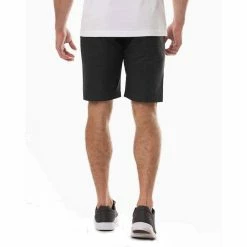 Travis Mathew Marshland Shorts -Golf Shirts Shop travis mathew marshland short black 03 13259.1645641122