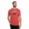 Travis Mathew Midnight Ride Tee -Golf Shirts Shop travis mathew midnight ride tee heather red 01 54425.1671653709