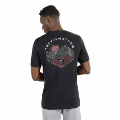 Travis Mathew Pure Comedy Tee -Golf Shirts Shop travis mathew pure comedy tee black 02 11176.1671651066