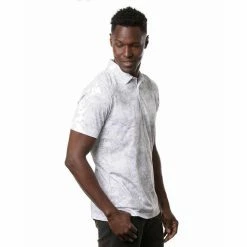 Travis Mathew Stay On Target Polo -Golf Shirts Shop travis mathew stay on target polo white 02 59834.1645640619