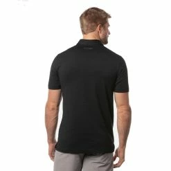 Travis Mathew The Heater Polo -Golf Shirts Shop travis mathew the heater polo black 02 65493.1676587087