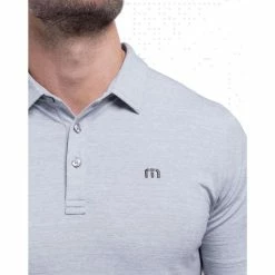 Travis Mathew The Heater Polo -Golf Shirts Shop travis mathew the heater polo heather microchip 04 08229.1676578124