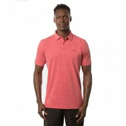 Travis Mathew The Heater Polo -Golf Shirts Shop travis mathew the heater polo heather scooter 01 80231.1676588538