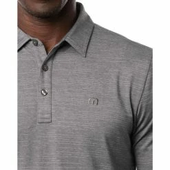 Travis Mathew The Heater Polo -Golf Shirts Shop travis mathew the heater polo sleet quiet shade 04 55400.1676588295