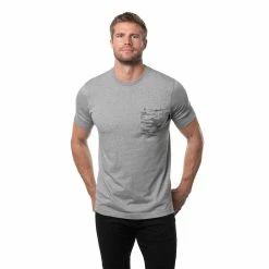 Travis Mathew Thirteen Below Tee 12 Travis Mathew Thirteen Below Tee -Golf Shirts Shop travis mathew thirteen below tee heather grey 02 50537.1663165023