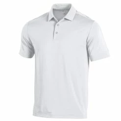 Under Armour T2 Green Polo -Golf Shirts Shop under armour t2 green polo white 01 30848.1675699979